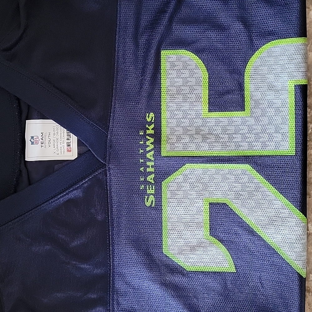 NFL Seattle Seahawks 25 Jersey Sherman Youth apparel XL 18-20 - Picture 11 of 13